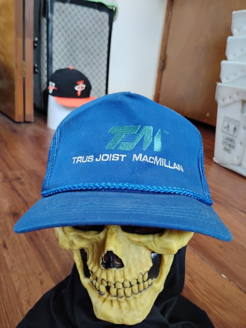 Vintage Trus Joist MacMillan Rope Snap Trucker Hat Cap